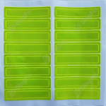 Reflective Stickers - Custom Reflective Self Adhesive Helmet PVC Sticker